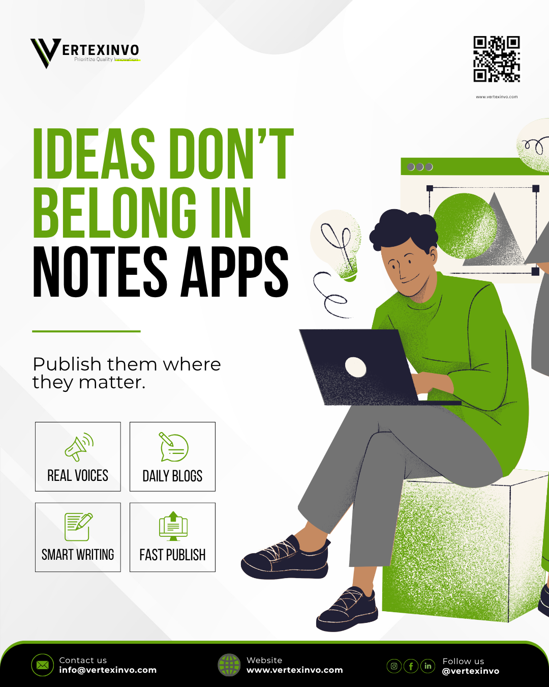 Publish Your Ideas Online | Stop Keeping Ideas in Notes Apps