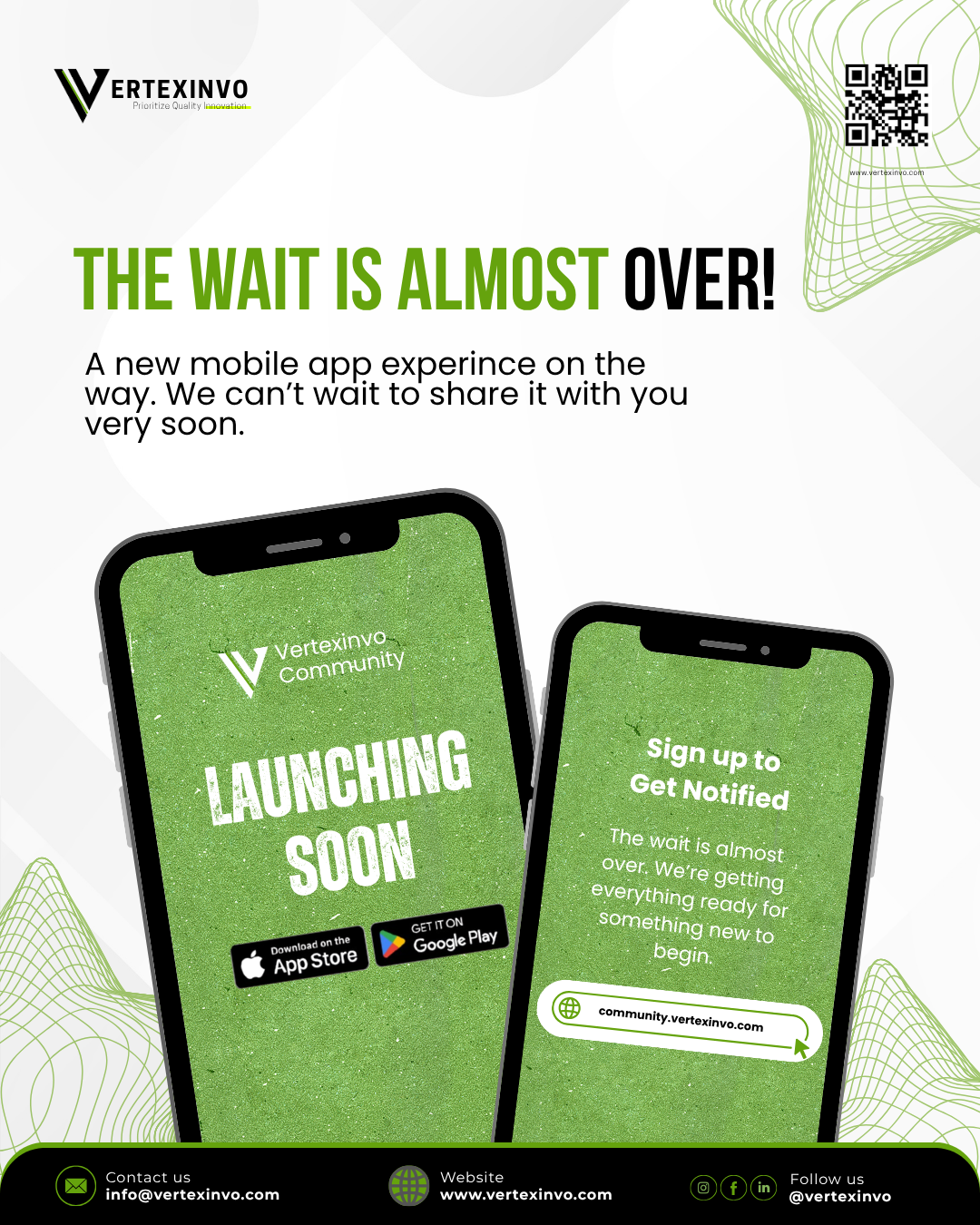 Blogging App Launching Soon | VertexInvo Community Mobile App