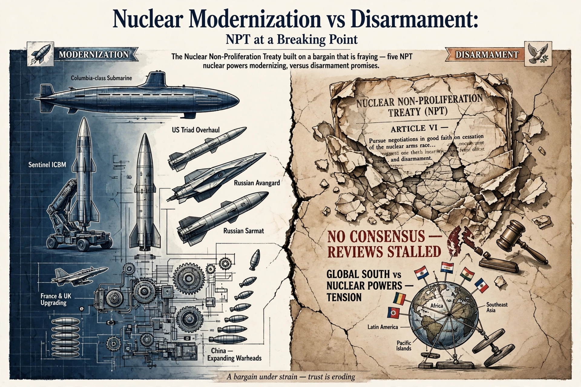 Nuclear Modernization VS Disarmament: The NPT at a breaking point
